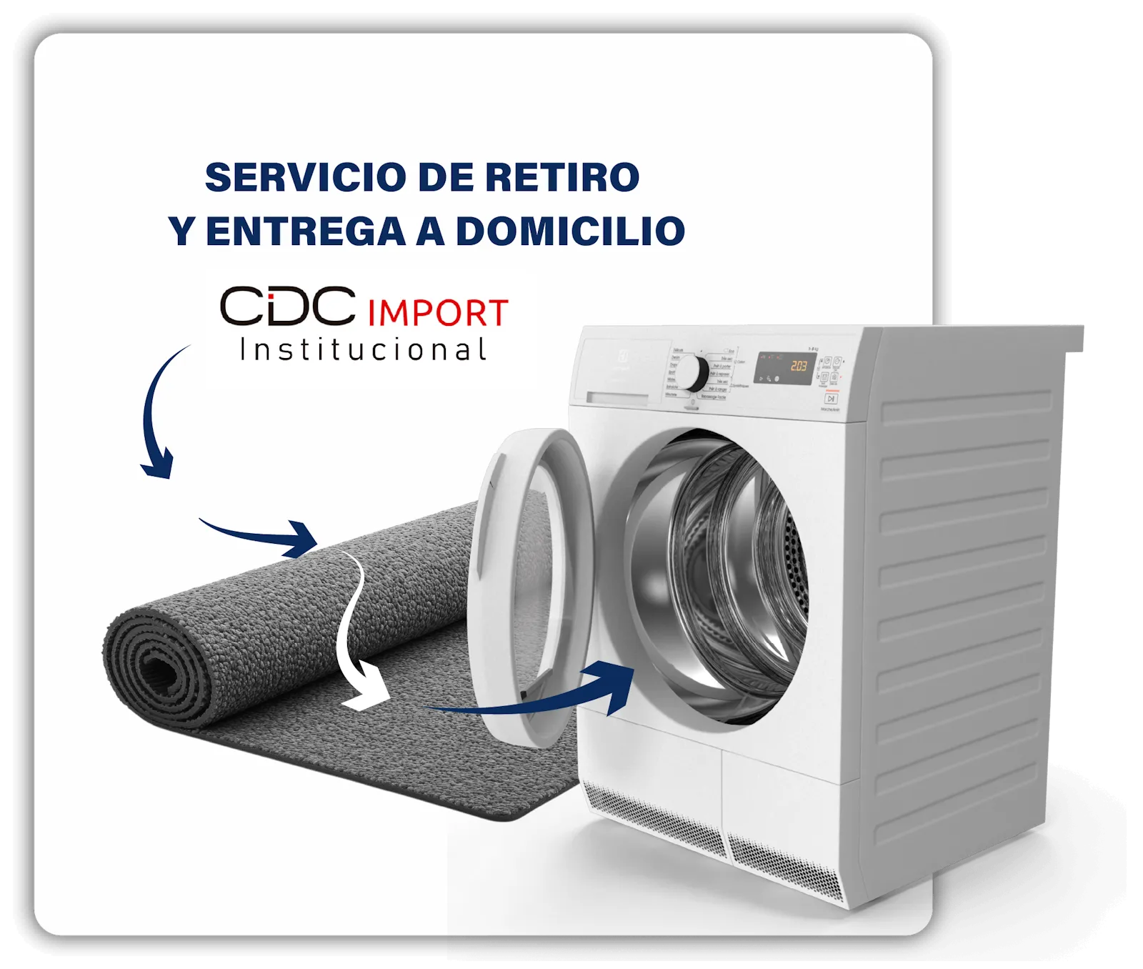 Servicio de retiro y entrega a domicilio